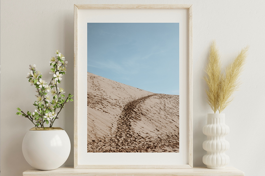 Affiche Bassin d'Arcachon à télécharger par Camille Boutoux photographe professionnelle