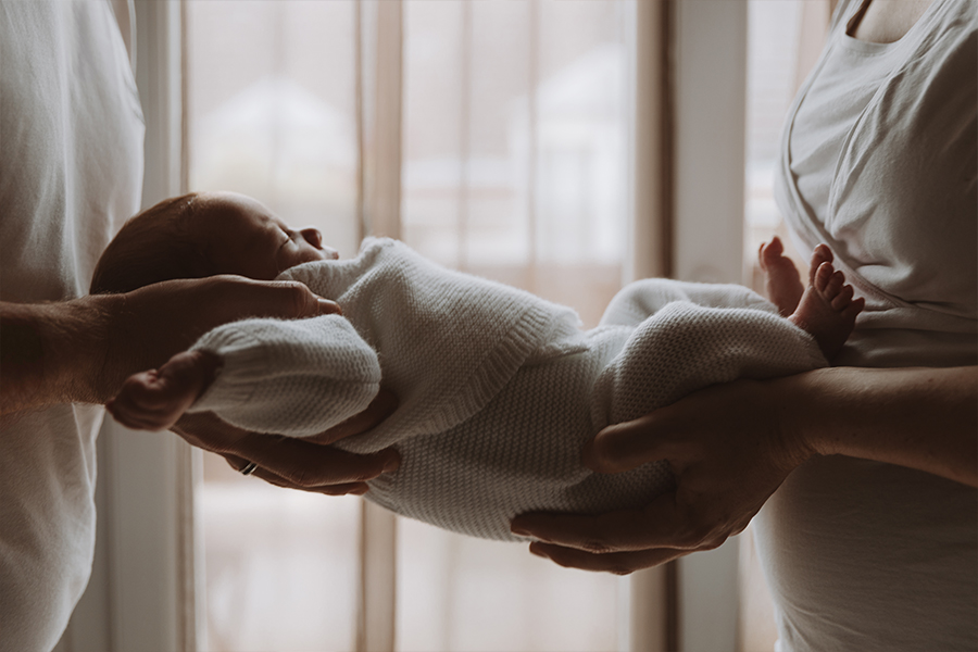 Séance photo naissance bébé naturelle en Seine-et-Marne Camille Boutoux