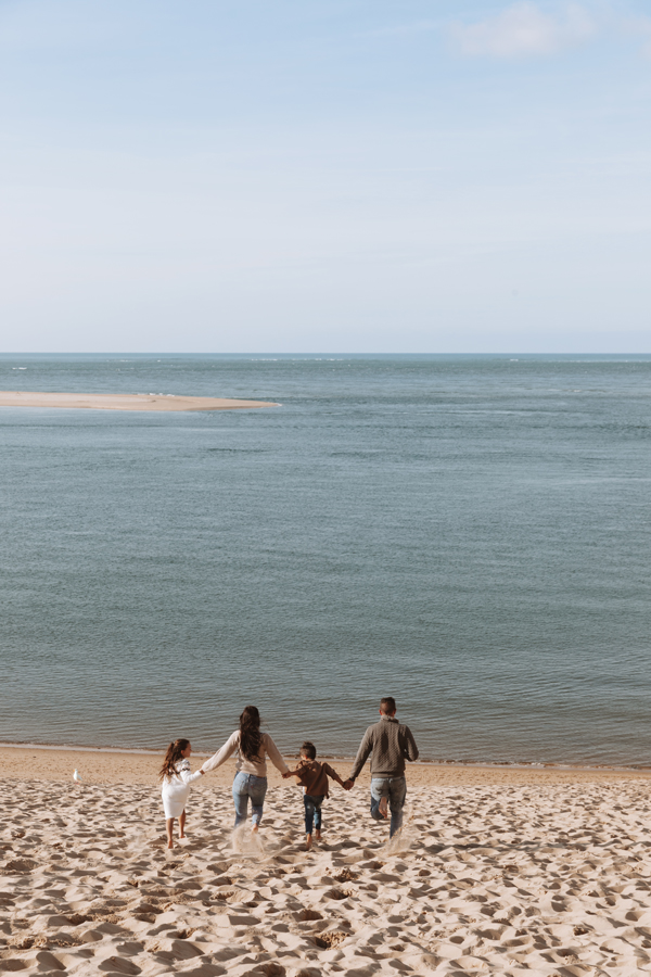 Séance photo en famille au Bassin d'Arcachon par Camille Boutoux